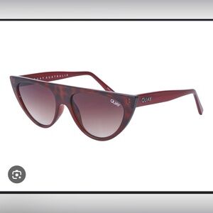 Quay Australia x Sophia Richie 111 Red Cat-Eye Sunglasses